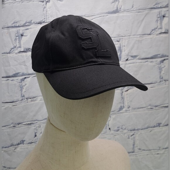 Saint Laurent Hat Baseball Cap Black Logo SL Initials Made in Italy Size 57 cm main image 5